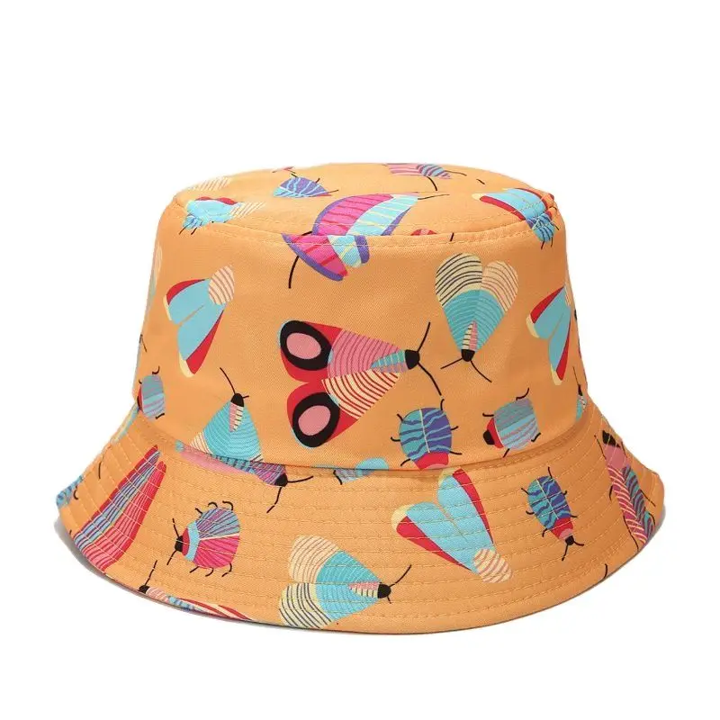 

Collapsible Summer Hats for Wo Men Hats for Women Luxury Designer Brand Cartoon Print Men's Panama Hat Men's Hat for Boy