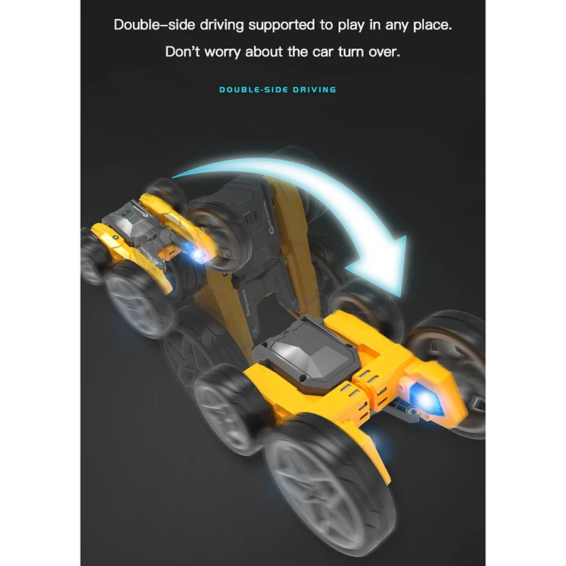 

Rc Stunt Car Kids Remote Control Car for Boys Stunt Car 2.4G Remote Control Double-Sided Stunt Car