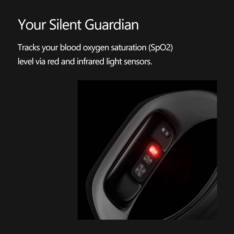 Новый OnePlus Band мониторинг насыщения крови кислородом 24/7 фитнес-компаньон 5ATM / IP68