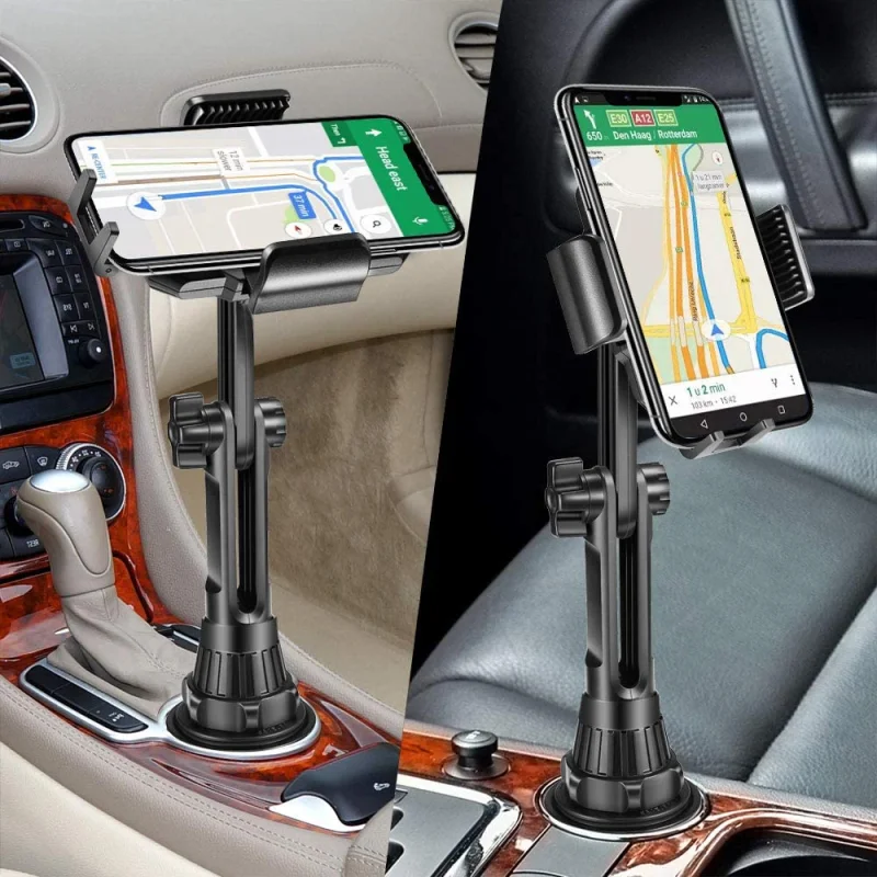 

Universal Car Cup Holder Cellphone Mount For Mobile Pones Long Arm Stand Adjustable Mount Universal For Iphone Xiaomi
