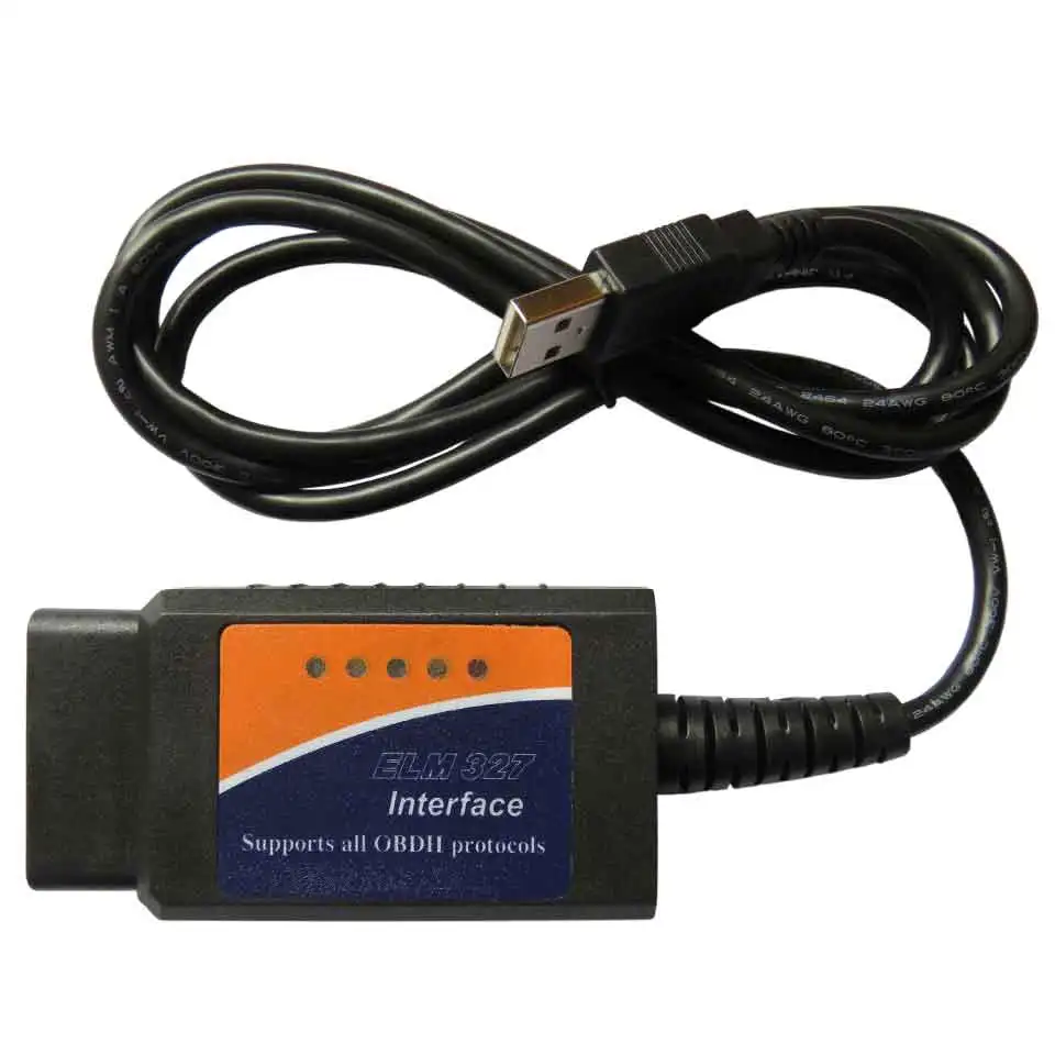 ELM327 USB V1.5 ODB2 Автомобильный диагностический интерфейс сканер FT232RL чип ELM 327 в 1 5 OBDII