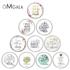 10 шт.компл. God Is My приют и сила вдохновляющие Библии цитаты 25 мм круглые бижутерия со стеклянными кабошонами подарки для любимых друзей