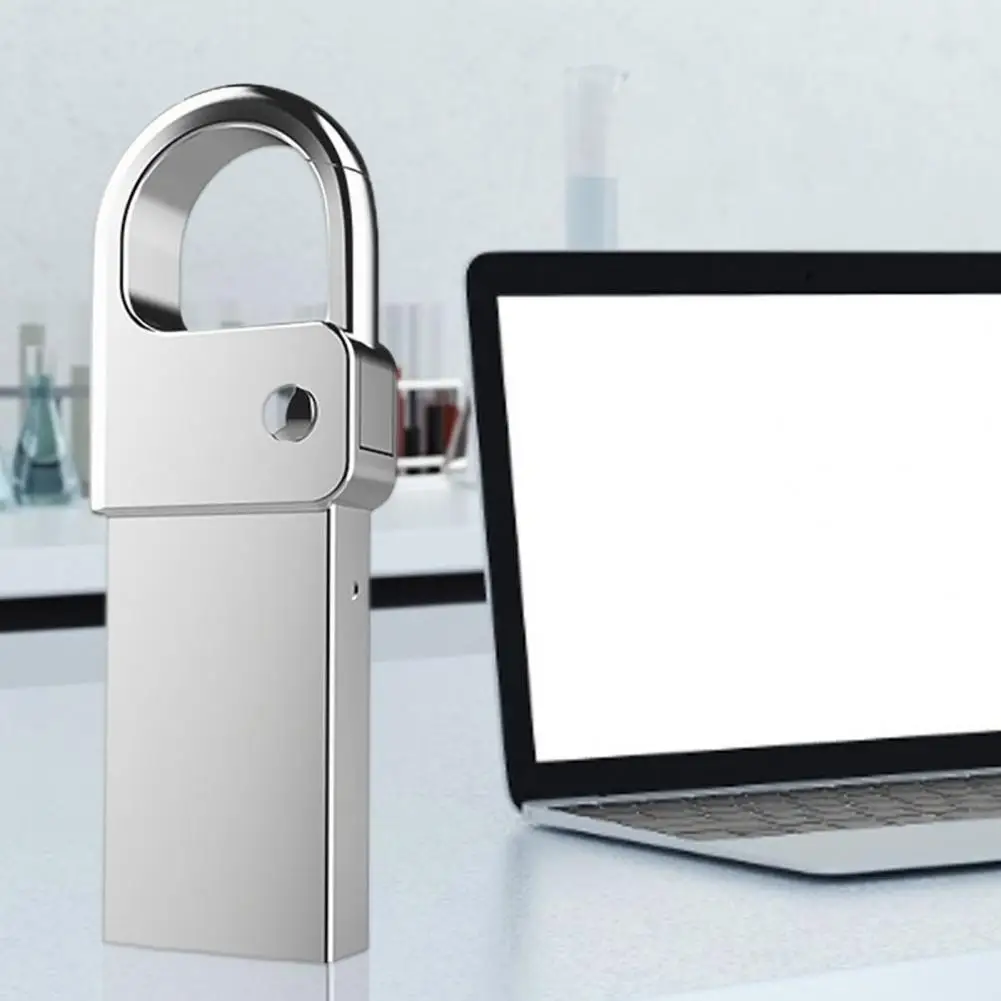 

HS292 USB2.0 8GB 16GB 32GB 64GB 128GB Pen Drive Easy to Carry Fast Transfer Speed Key Chain Metal Flash Drive for Computer