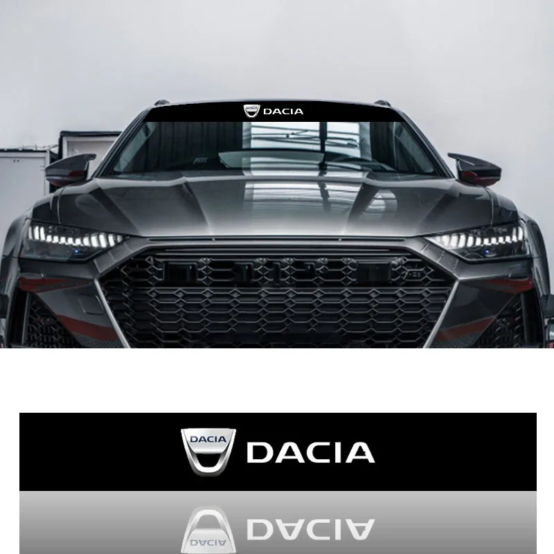 

Car Vinyl Sunshade Windshield Car Stlying Stickers for Dacia Duster Logan Sandero Stepway Lodgy Mcv 2 Dokker Etc Car Accessories