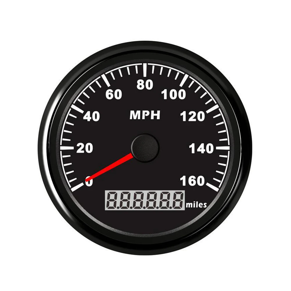 0-160MPH Motorcycles Stainless Steel Car Digital Gauges Speed Measurement Round GPS Speedometer Durable Waterproof Accessories | Автомобили
