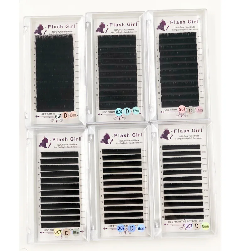 Ресницы для наращивания D 8 13 мм|Накладные ресницы| |