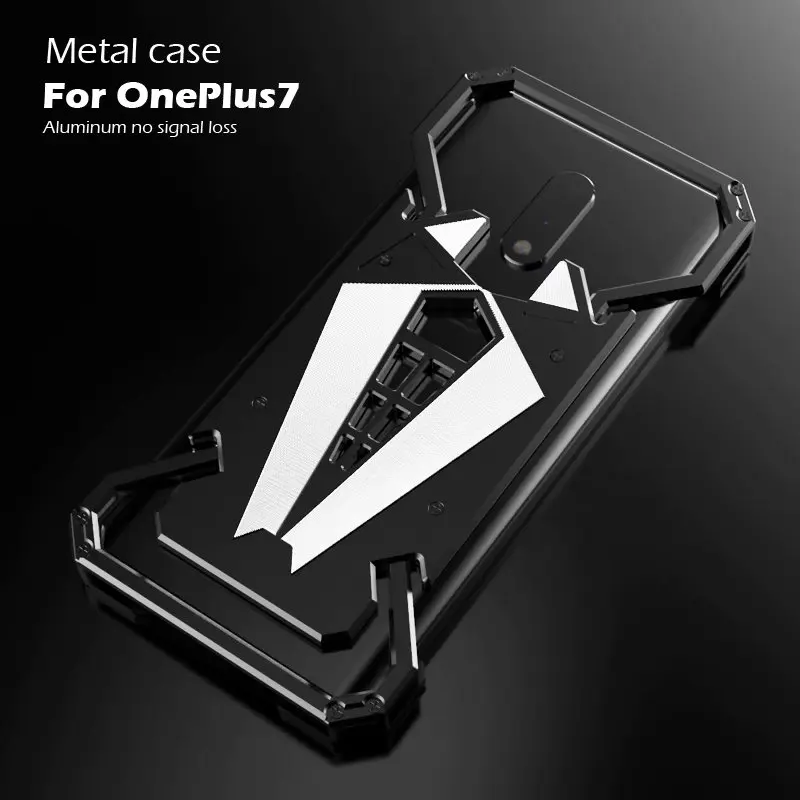Алюминиевый Чехол супергероя для Oneplus 7T 7 Pro 6T 6 5T 5, чехол, чехол с кольцом Железного человека, Человека-паука, чехол для телефона