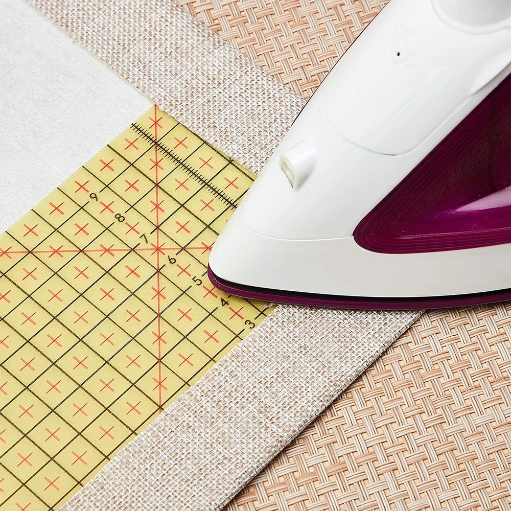 

1Pc Hot Ironing Ruler High Temperature Resistance Ironing Patchwork Ruler Craft Measuring Ruler DIY Tailor Sewing Supplies