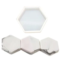 handicra silicone mould nordic geometry style mould diy crystal epoxy octagonal table set mold high mirror plaster aromatherapy