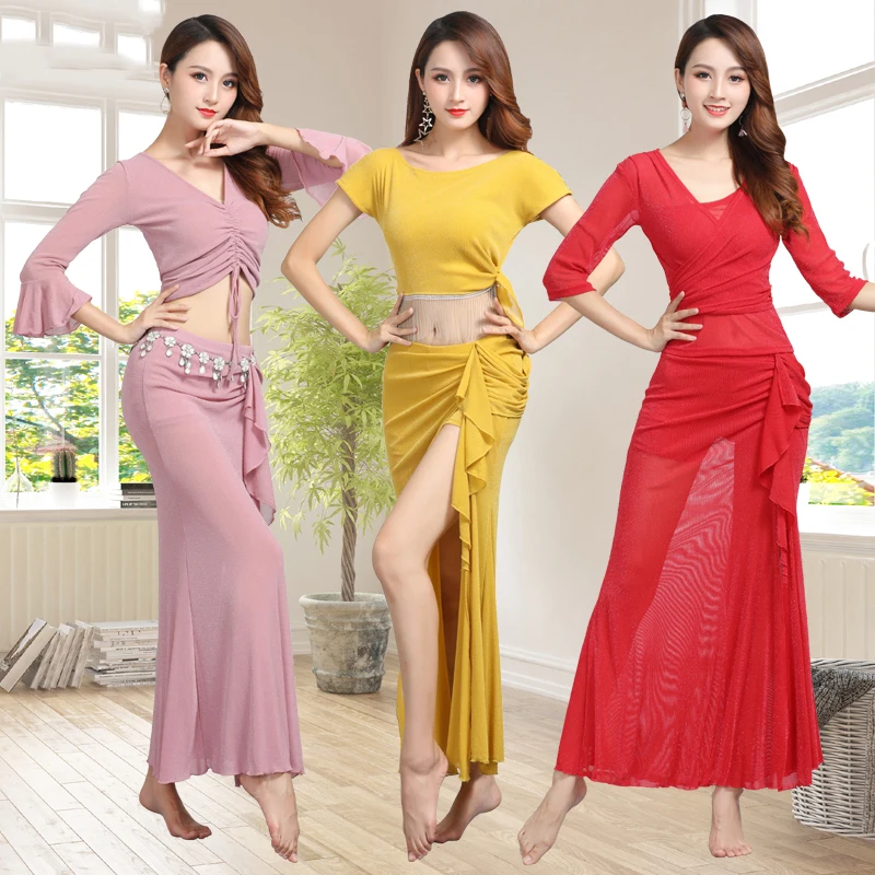 Женские танцевальные костюмы для танца живота танцевальная одежда выступлений