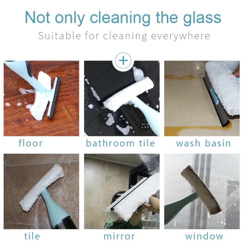 

2 in 1 spray mop hands-free washable flat mop lazy 360 rotating magic mop with squeeze floor cleaner household cleaning tool