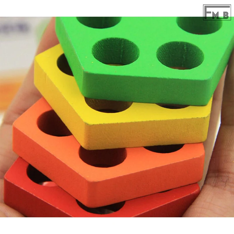 Геометрическая развивающая Доска форма парные строительные блоки игрушки