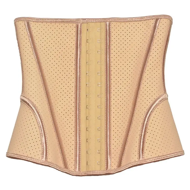 

Women Weight Loss Corset Latex Waist Cincher Body Shaper Mesh Tummy Fat Burner X3UE