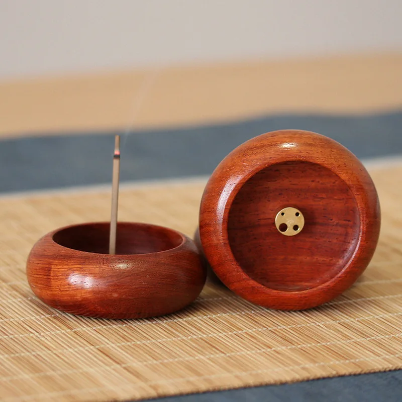 1 шт. палисандровый ладан горелки ручка Чаша-держатель Форма кадило украшения