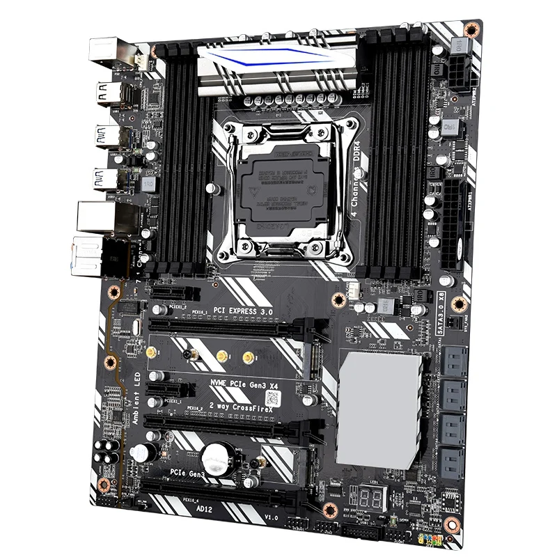 X99-D8 игровая материнская плата LGA2011 ATX USB3.0 SATA3.0 M.2 NVME SSD 256 Гб DDR4 RAM поддержка памяти