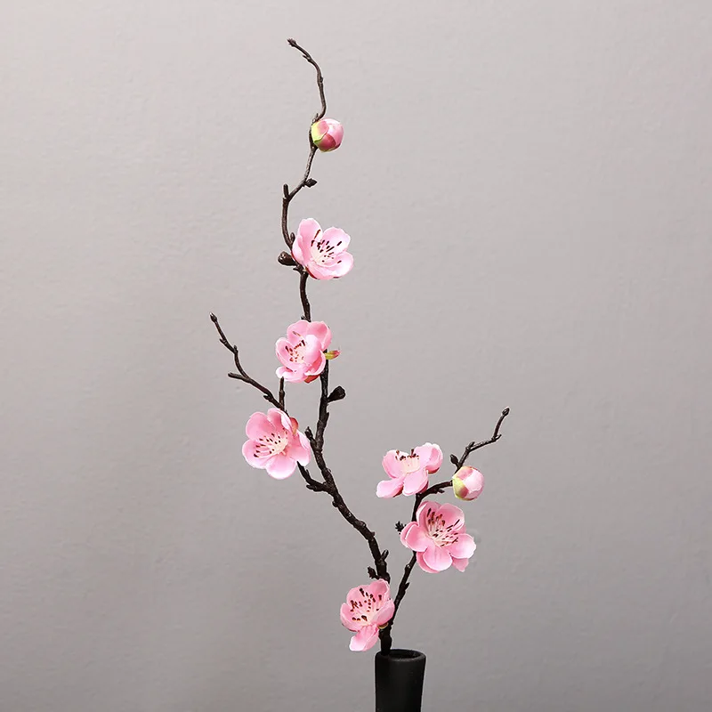 

Fake Plum Blossom Flower Artificial Wintersweet Chinese Style Home Decorative Flowers Living Room Bedroom Decoration