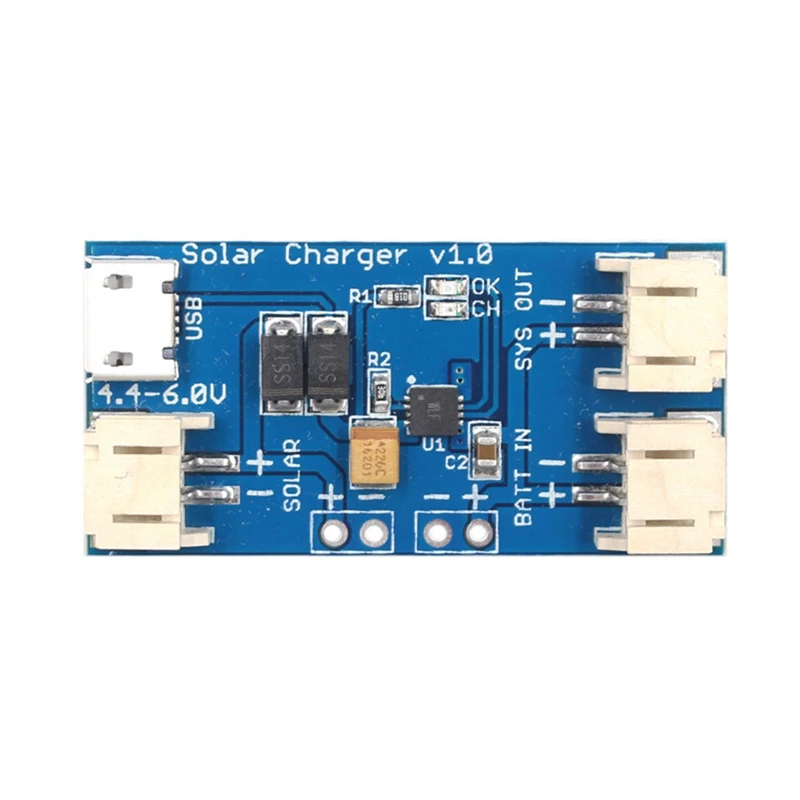 Мини Солнечная Lipo зарядное устройство плата CN3065 литиевая батарея