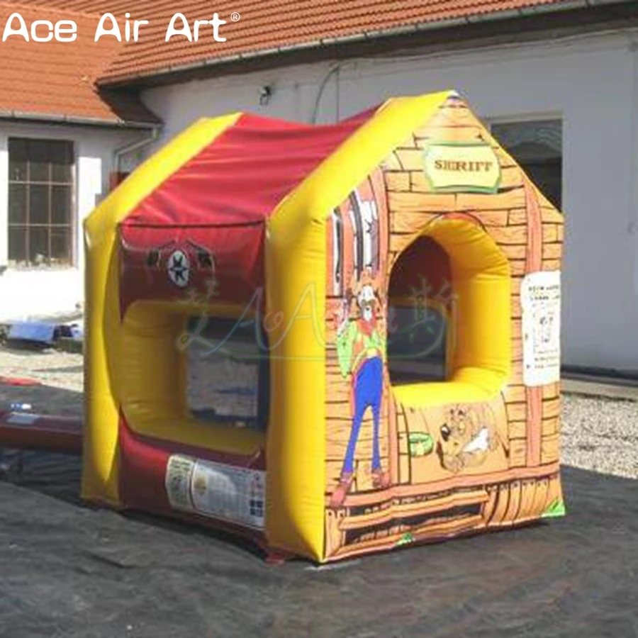 Стоячая надувная концессионная кабина станция для стойки флосс конфет