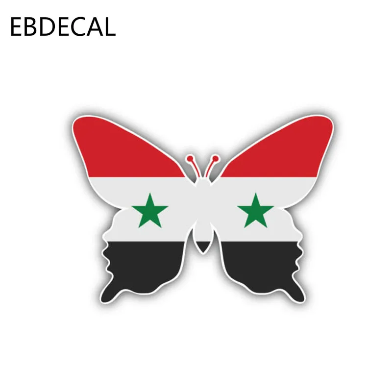 Ebdeckle флаг Турции Бабочка Наклейка машина бампер окно переводные наклейки для
