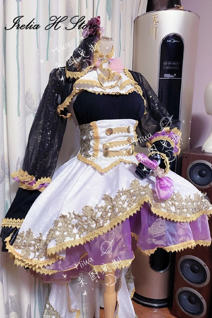 Irelia H Store Custom made/size FGO Cosplay Fate/Grand Order Merlin Lolita Dress Cosplay Costume