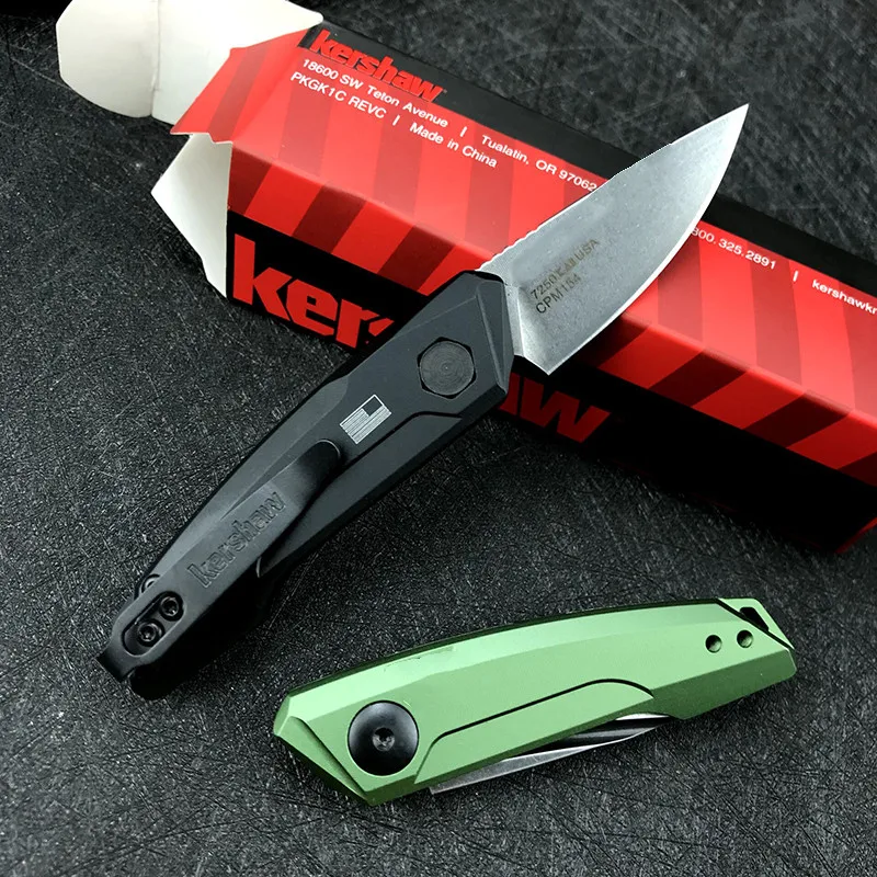 

New Kershaw 7250 Launch 9 Folding Pockect Knife CPM 154 Steel Handle 6061-T6 Aluminum Handle Survival Edc Tool Knives Gifts