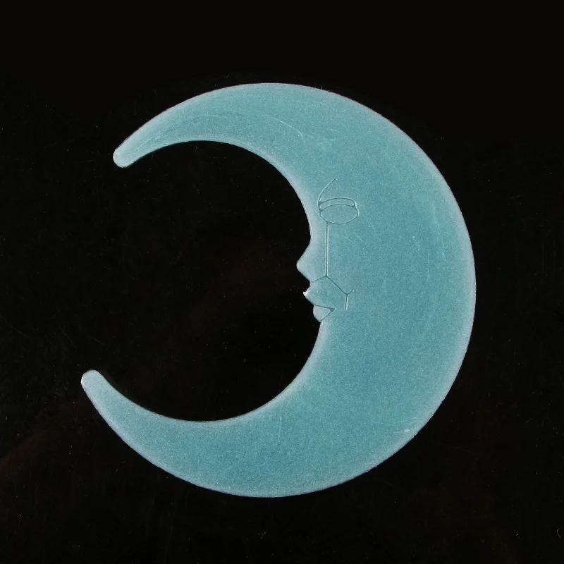 

13cm Luminous Moon Luminous Three Dimensional Wall Sticker Refrigerator Electrical Appliances Bedroom Dormitory Creative