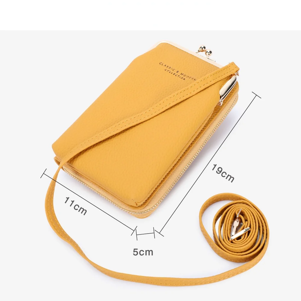 2021 Fashion Small Crossbody Bags Women Mini PU Split Leather Shoulder Messenger Bag For Girls Yellow Bolsas Ladies Phone Purse