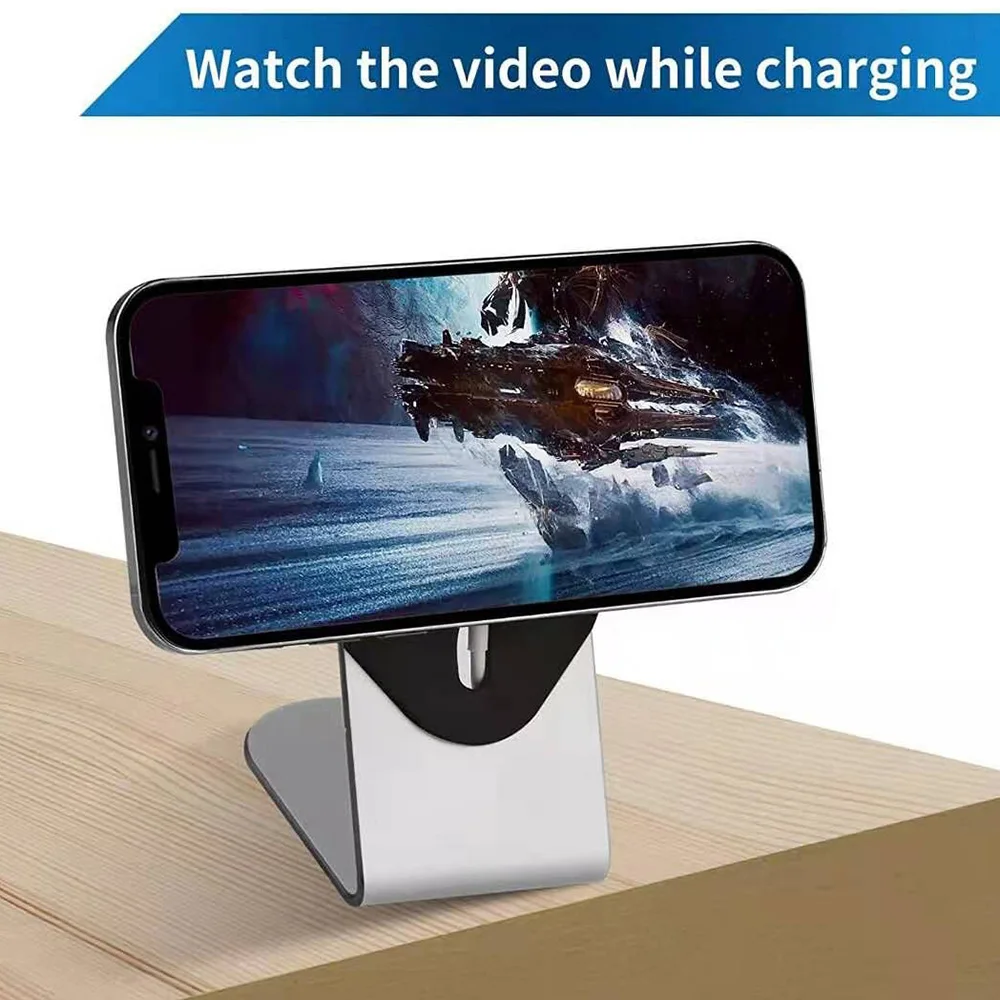 non slip wireless magnetic phone charger stand holder for iphone 12 series desk power base dock cradle bracket for magsafe free global shipping