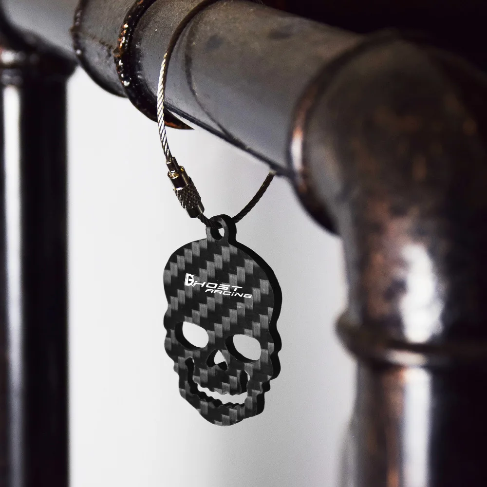 Углеродного волокна брелок со скелетом|Накладки и декоративные молдинги| |