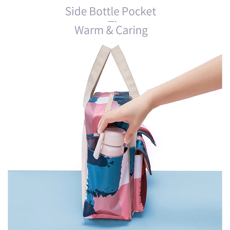 

Insular Waterproof Diaper Bag Large Capacity Handbag Messenger Travel Bag Multifunctional Maternity Mother Baby Stroller Bags