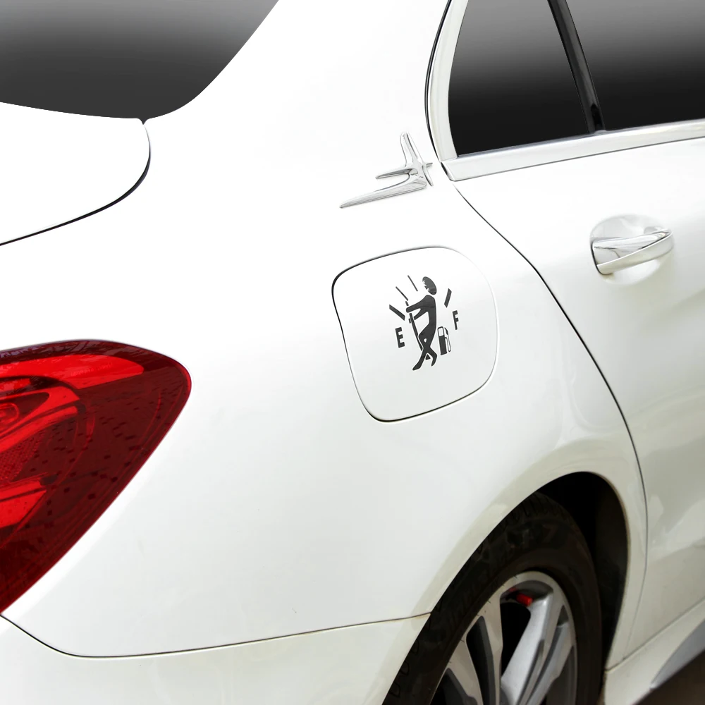 Funny Car Sticker Pull Fuel Tank Pointer Decal Accessories For Volkswagen VW CC T-ROC Golf 4 5 6 7 Passat B5 B6 B7 Tiguan EOS R |