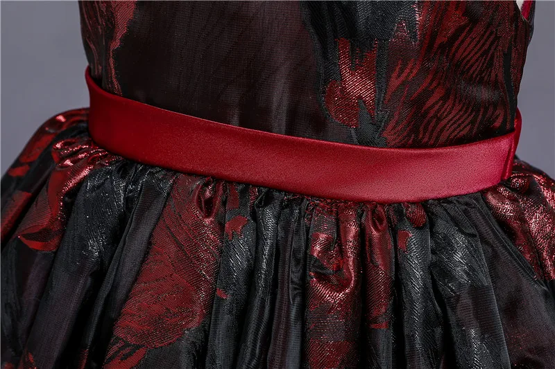 Свадебное платье с цветочным узором для девочек Детские платья элегантное