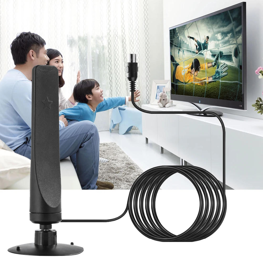 

Комнатный усилитель ресивера HD ТВ 12 дБи 1080P ТВ антенна HD ресивер 50 миль цифровой усилитель HD ТВ комнатная антенна