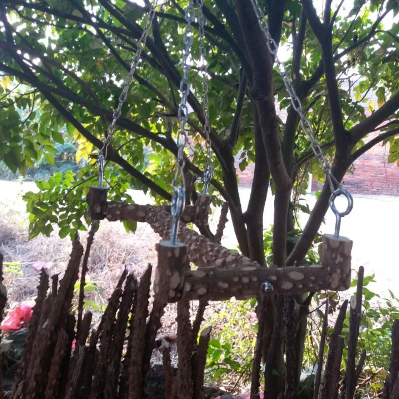 Деревянные попугаи с кормушкой 40 х40 см подвесная клетка для птиц коготь укуса