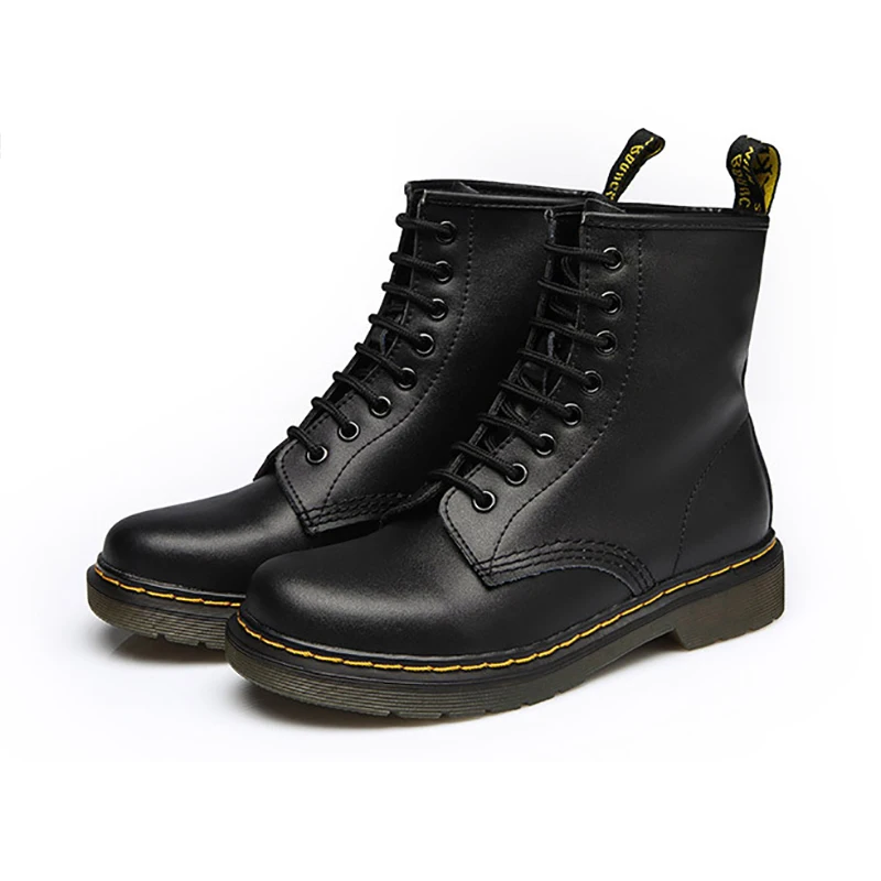 Новинка 2019 года женские ботинки из натуральной кожи зимние ботильоны