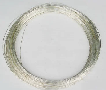 0 5 мм серебряной проволоки 10 см 1 Проволока из чистого серебра 99 используется для