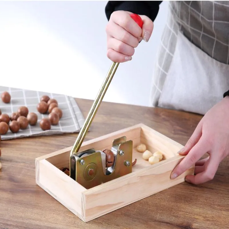 Ручная гайка Macadamia, гайка, машина для изготовления крекеров, орех, орех, Щелкунчик, гайка, инструмент для открывания орехов Macadamia, кухонные аксессуары