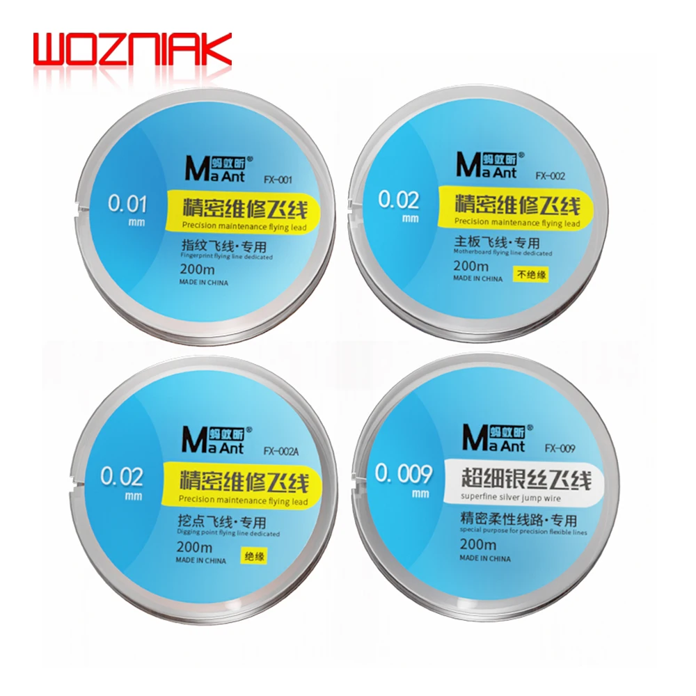 MaAnt Cu/Ag отпечатков пальцев fly line для iPhone мобильный телефон материнская плата