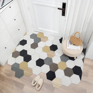 pvc silk loop mat carpet door mat nordic minimalist anti slip indoor entrance kitchen bathroom foot pad floor mat door carpet free global shipping