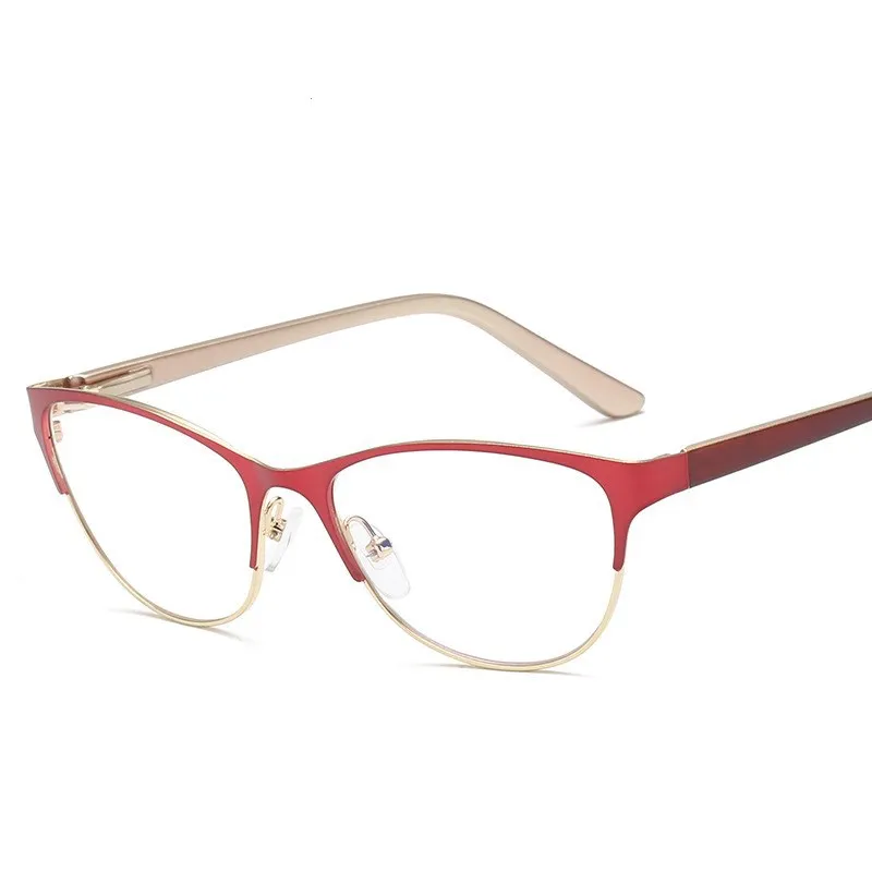 red glasses 1pcs 1 шт. очки для чтения унисекс Женские Мужские оптические компьютерные очки ультралегкие зеркальные очки антибликовое считывание - Цвет оправы: red glasses 1pcs