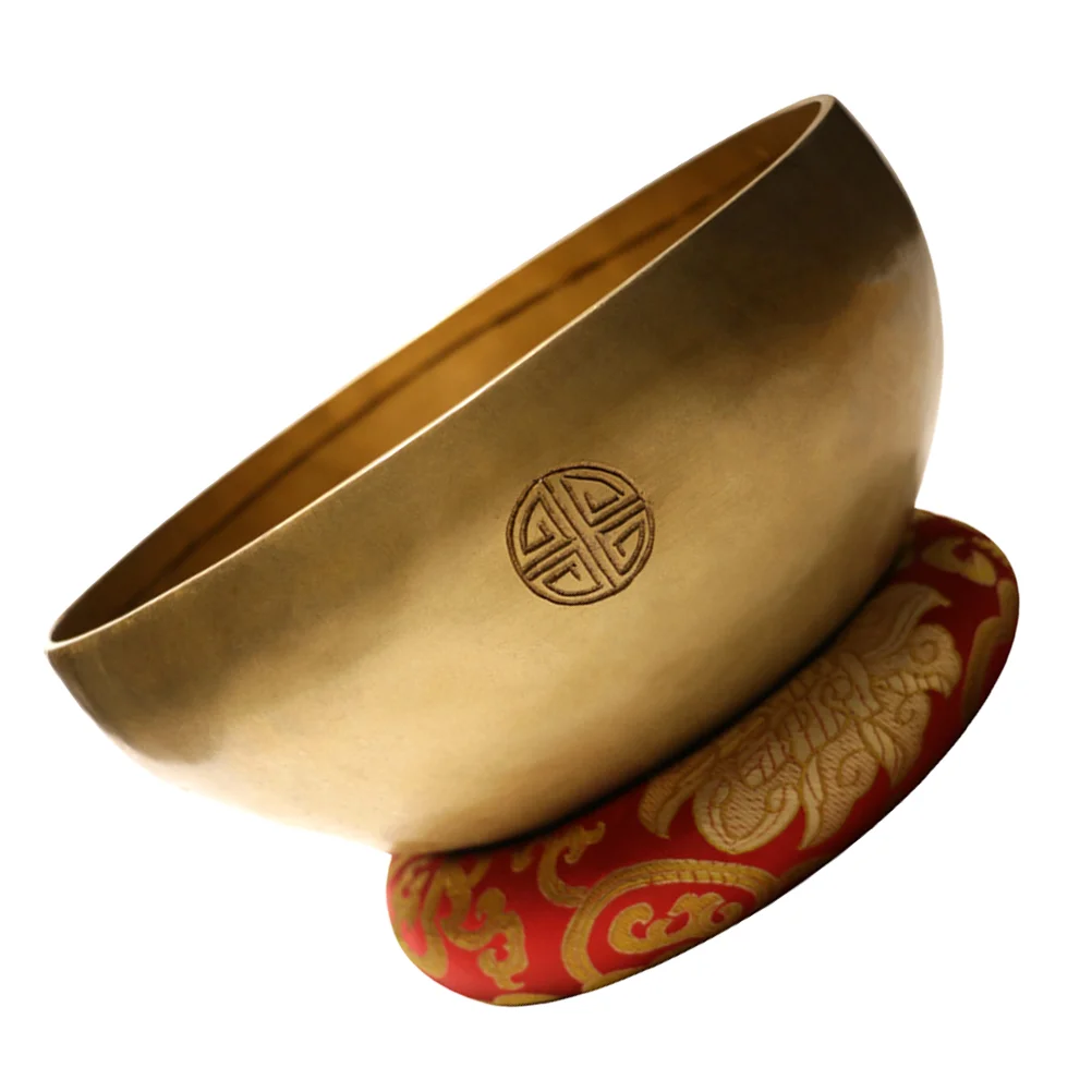 

1 Set Singing Bowl Manual Tapping Metal Craft Bowl Musical Instrument