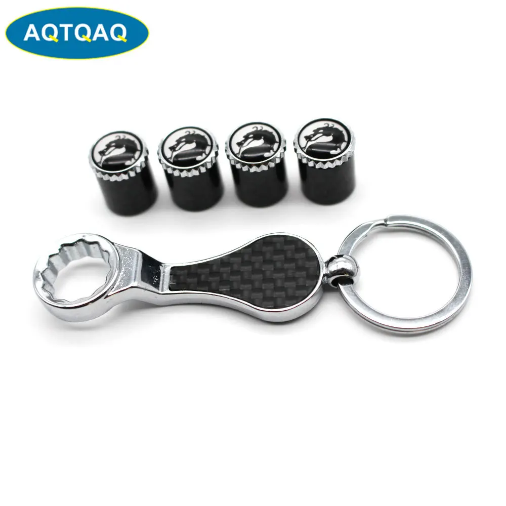 5 шт./компл. эмблема в стиле дракона колпачки воздушных клапанов автомобильных