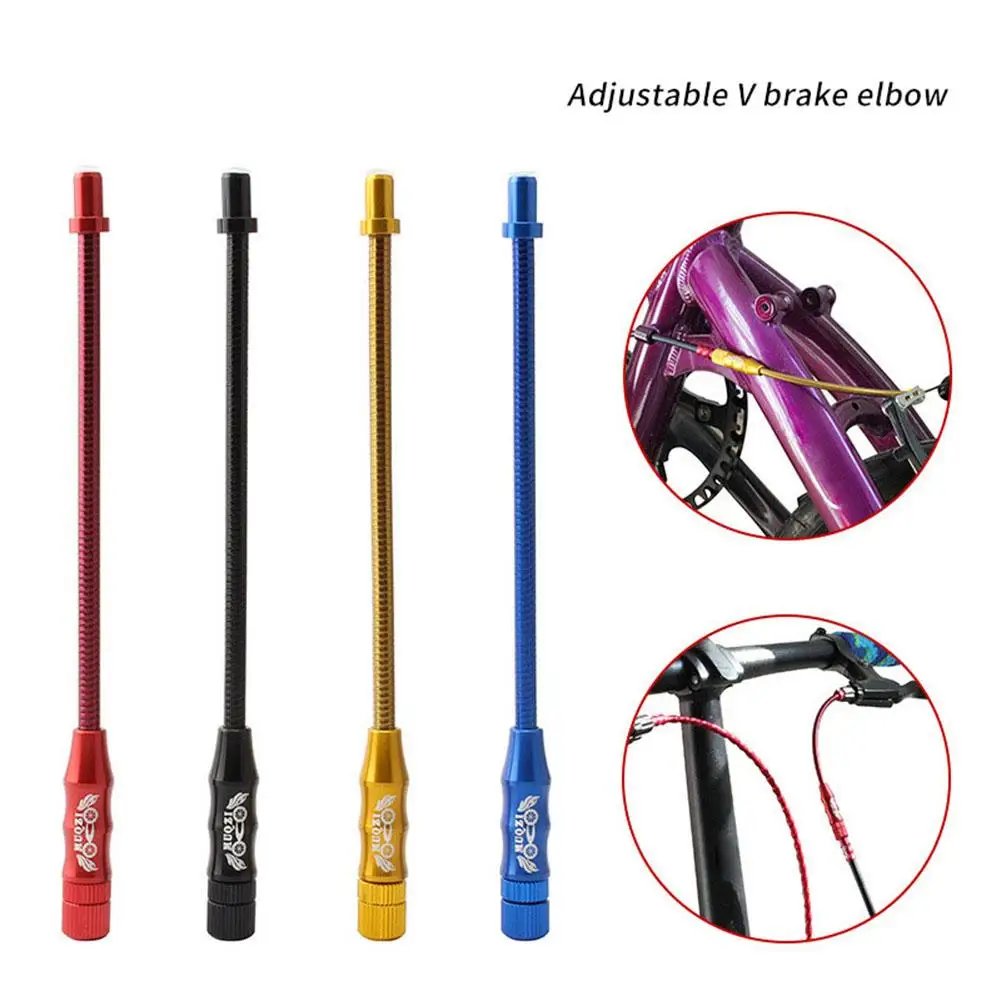 

2 шт./компл. регулируемый портативный складной велосипед езда на велосипеде на весну локоть гибкая трубка провода дорожный велосипед передн...