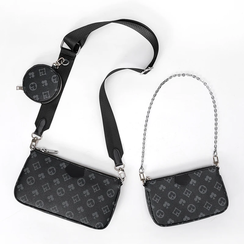 

Bags for women 2020 shoulder bag fashion luxury designer printed three-piece suit cross-body handbags