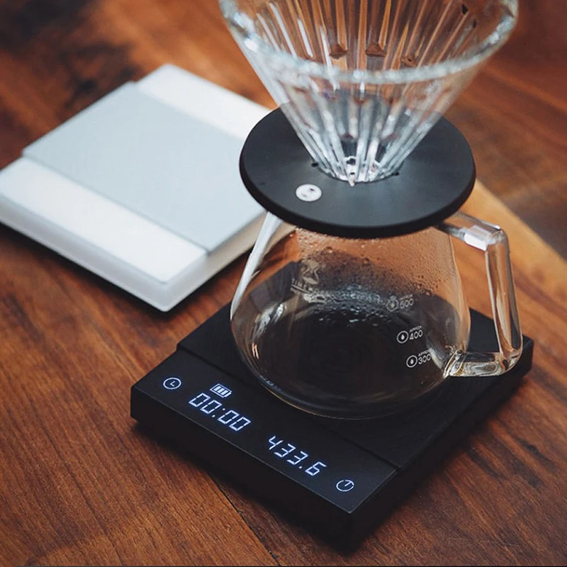 

2KG Electronic Digital Coffee Weight Basic Smart Coffee Scale LED with Timer for Espresso and Pour Over Barista Coffee Tools