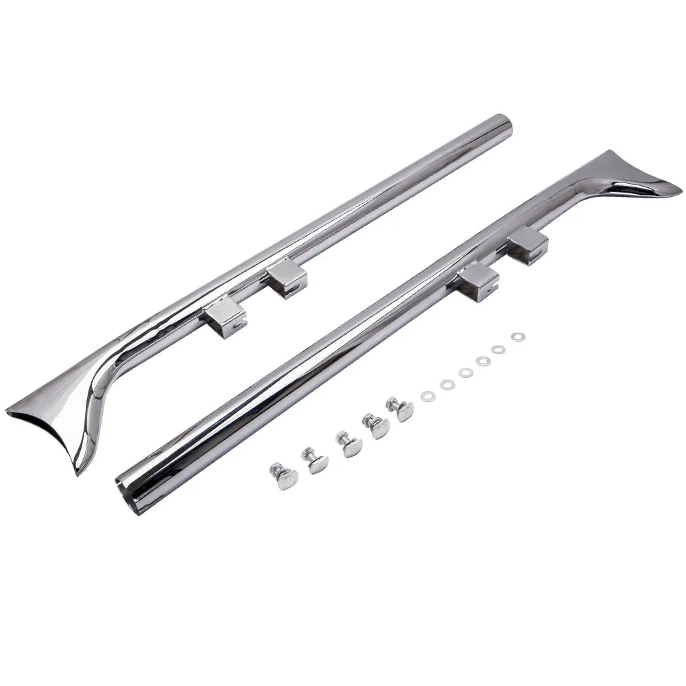 2 шт. послепродажное обслуживание выхлопная труба рыбий хвост 36 дюймов