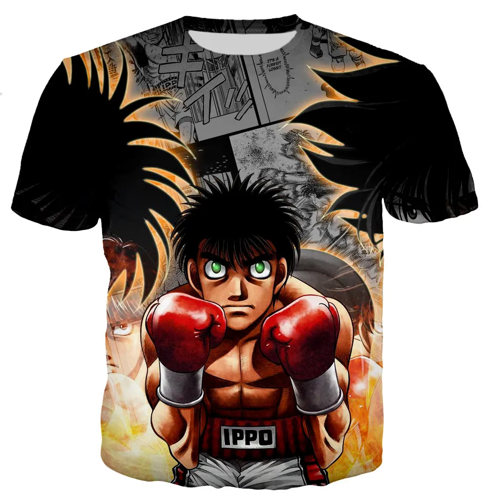 

Hajime no Ippo men/women New fashion cool 3D printed t-shirts casual style tshirt streetwear tops dropshipping