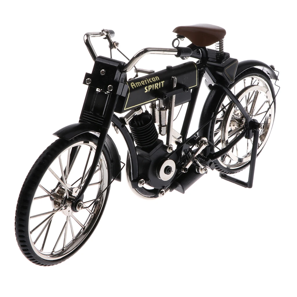 Металлическая Декоративная модель велосипеда 1:10 классическая черная