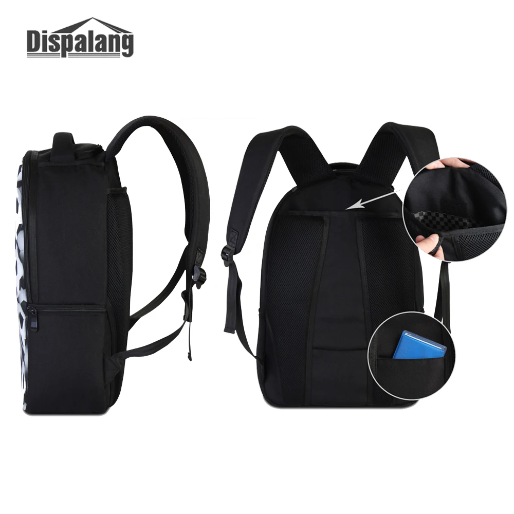 Рюкзак для ноутбука с принтом конфет и зефира женщин уличная дорожная сумка на