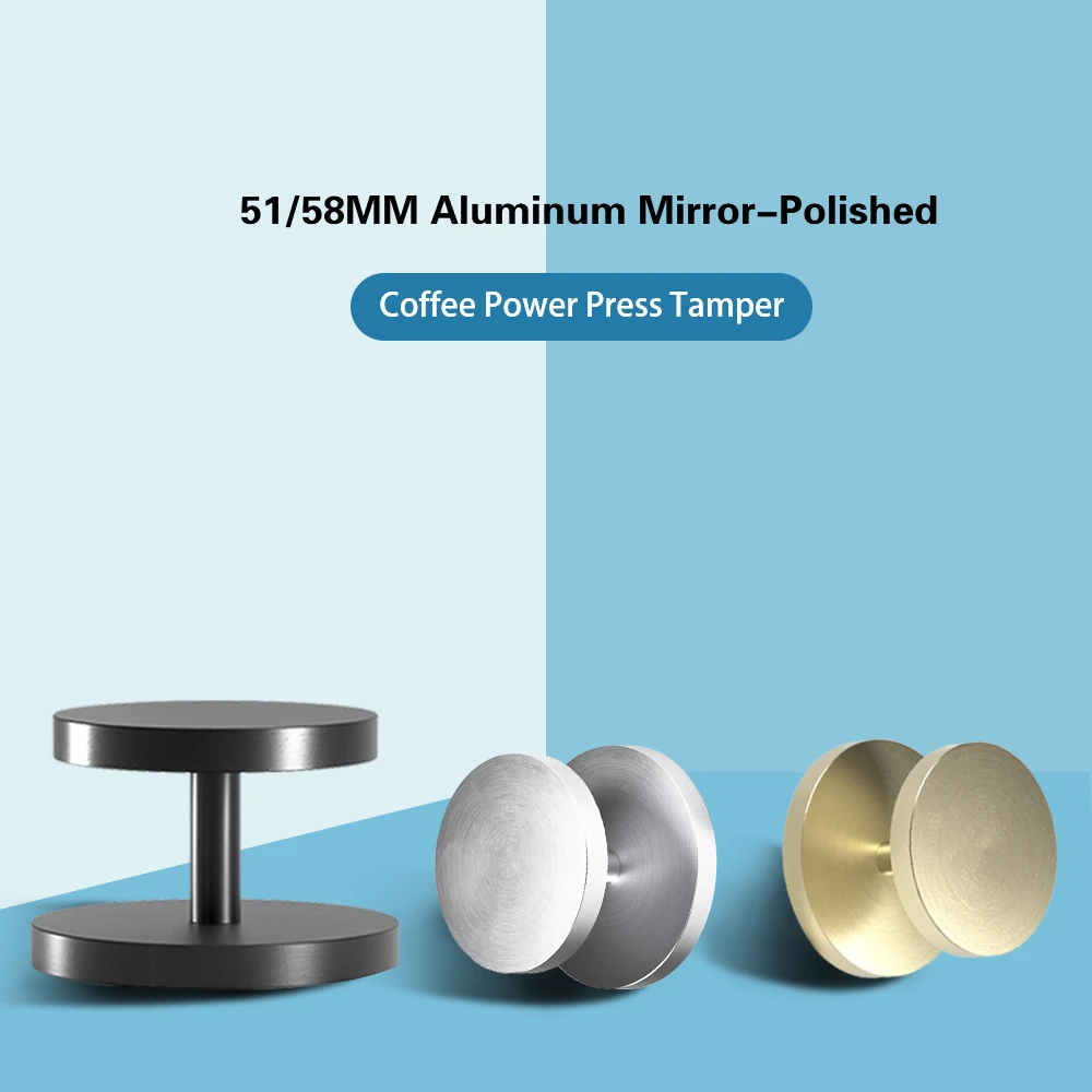 Бариста 58 мм 51 кофейный дистрибьютор пресс для зерен двухсторонняя Плоская база
